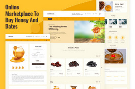 Khurak: An Online Marketplace To Buy Organic Honey And Dates (Website Design & Development)